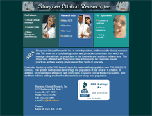 Tablet Screenshot of bluegrassresearch.com